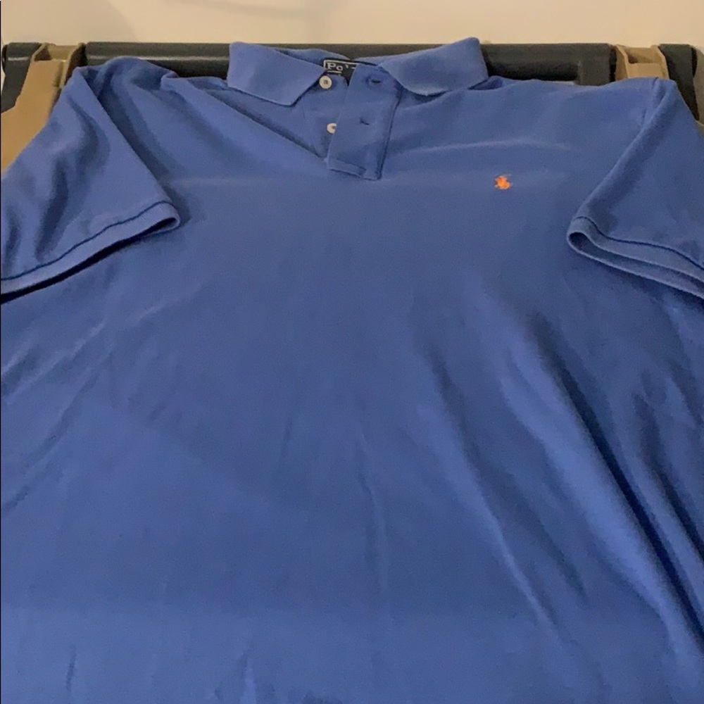Polo mens polo shirt. Nice blue color